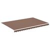 vidaXL Tessuto di Ricambio per Tenda da Sole Marrone 4,5x3 m