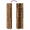 vidaXL Armadio 3 pcs Legno vecchio 30 x 42,5 x 225 cm