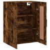 vidaXL Mobile a Parete Rovere Fumo 69,5x34x90 cm in Legno Multistrato