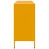 vidaXL Credenza Giallo Senape 100,5x39x79 cm in Acciaio