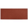vidaXL Pietra da Passo 6 pcs Rosso 60,5 x 25 x 2 cm Gomma