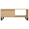 vidaXL Tavolino Salotto Rovere Sonoma 90x50x36,5 cm Legno Multistrato