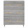 vidaXL Credenza Grigio Sonoma 69,5x34x180 cm in Legno Multistrato