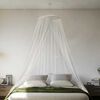 vidaXL Zanzariera per Letto 220 Rete Bianca 56x56x220 cm