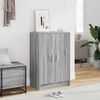 vidaXL Scarpiera Grigio Sonoma 60x35x92 cm in Legno Multistrato