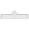 vidaXL Pollaio 6x2x2 m in Acciaio Zincato