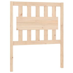 vidaXL Testiera per Letto 80,5x4x100 cm in Legno Massello di Pino