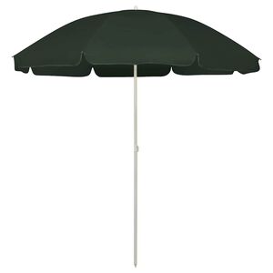 vidaXL Ombrellone da Spiaggia Verde 240 cm