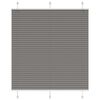 vidaXL Tenda Plissettata Antracite 115x100cm Larghezza Tessuto 114,4cm