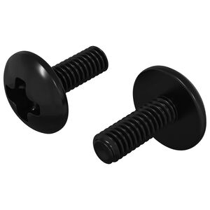 vidaXL Viti a manica 2 pcs Nero M4 x 10 mm Acciaio