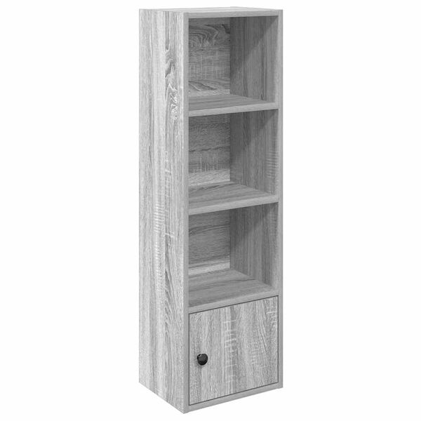 vidaXL Libreria Grigio Sonoma 31x24x102 cm in Legno Multistrato