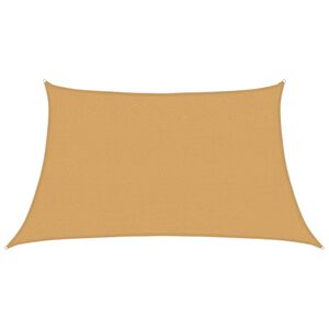 vidaXL Vela Parasole 160 g/m&sup2; Trapezio Grigio Chiaro 3/4x2 m in HDPE