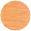 vidaXL Piano Tavolo Rotondo Marrone Cera &Oslash;50x2,5cm Legno Massello Pino