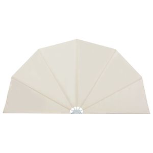 vidaXL Tenda Laterale per Terrazza Pieghevole Crema 200 cm