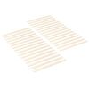 vidaXL Doghe per letto 32 pz Naturale 90 x 6 x 1,3 cm