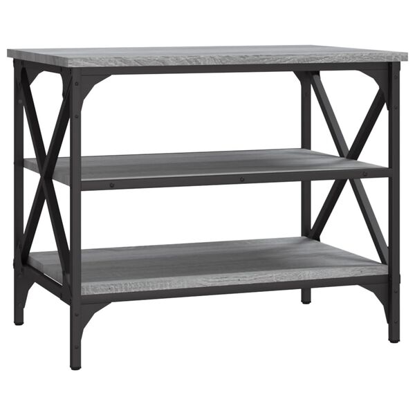 vidaXL Mobile Porta TV Grigio Sonoma 60x40x50 cm in Legno Multistrato