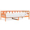 vidaXL Dormeuse senza Materasso Marrone Cera 80x200 cm Legno di Pino