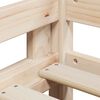 vidaXL Letto a Castello senza Materasso 90x190 cm Legno di Pino