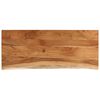 vidaXL Piano Bagno 140x60x2,5 cm Rettangolare Legno Massello di Acacia