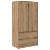 vidaXL Guardaroba Rovere Artigianale 79,5 x 49 x 156 cm