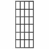 vidaXL Porta Scorrevole in Vetro ESG e Alluminio 76x205 cm Nera