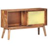 vidaXL Credenza 112x30x65 cm in Legno Massello di Mango