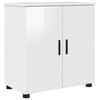 vidaXL Mobile da Bagno Bianco Lucido 61 x 35 x 64 cm