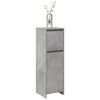 vidaXL Mobile da Bagno Grigio Cemento 30x30x95 cm in Legno Multistrato