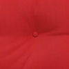 vidaXL Cuscino per Schiena Rosso 140 x 24 x 50 cm Tessuto