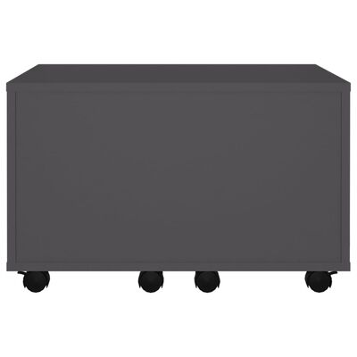 vidaXL Tavolino da Salotto Grigio 60x60x38 cm in Legno Multistrato