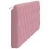 vidaXL Cuscino Testiera Rosa 200 cm in Velluto