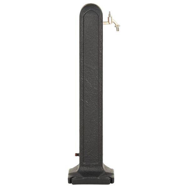 vidaXL Cisterna da giardino con Rubinetto Antracite Effetto Pietra