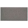 vidaXL Testiera da Parete 12 pcs Grigio chiaro 30 x 15 cm Tessuto