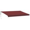 vidaXL Tenda da Sole Retrattile Automatica Bord&ograve; 500x350 cm