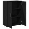 vidaXL Credenza Rovere Nero 60 x 31 x 84 cm Legno ingegnerizzato