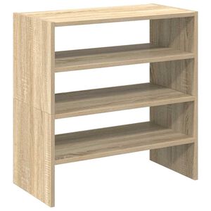 vidaXL Scarpiere 2 pz Impilabili Rovere Sonoma 60x30x30,5 cm