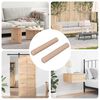 vidaXL Dowel in legno 2 pcs Naturale &Oslash; 6 x 40 mm Legno Massello