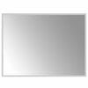 vidaXL Specchio da bagno LED Trasparente 80 x 60 cm vetro temperato