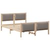 vidaXL Struttura del letto con testiera Talpa 140 x 200 cm Tessuto