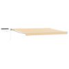 vidaXL Tettuccio Elettrico Retrattile Giallo e Bianco 5 x 3 m