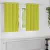 vidaXL Tende Blackout con Anelli 2 pcs Verde 140 x 140 cm Poliestere
