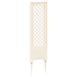 vidaXL Trellis con Punta PP Bianco
