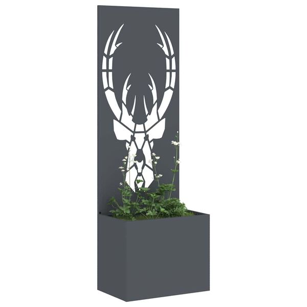 vidaXL Schermo per privacy in giardino Antracite 50 x 140 cm