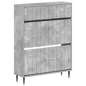 vidaXL Mobile per scarpe ZWOLLE 78 x 24 x 103 cm Legno ingegnerizzato