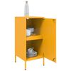 vidaXL Credenza Giallo Senape 36x39x79 cm in Acciaio