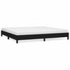 vidaXL Giroletto senza Materasso Nero 200x200 cm in Tessuto
