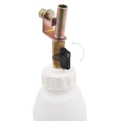 vidaXl Spurgo Freno Pneumatico Pompa Estrattore con Bottiglia 3,5 L
