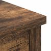 vidaXL Credenza Rovere Fumo 50x35x180 cm in Legno Multistrato