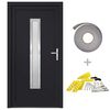vidaXL Porta Ingresso Antracite 98x200 cm in PVC