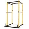 vidaXL Gabbia di Allenamento per lo Squat 140x145x214 cm Giallo e Nero